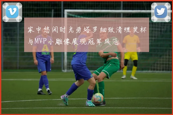 家中悠闲时光劳塔罗细致清理奖杯与MVP小雕像展现冠军风范