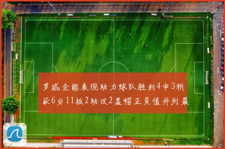 罗威全能表现助力球队胜利4中3斩获6分11板2助攻2盖帽正负值并列最高